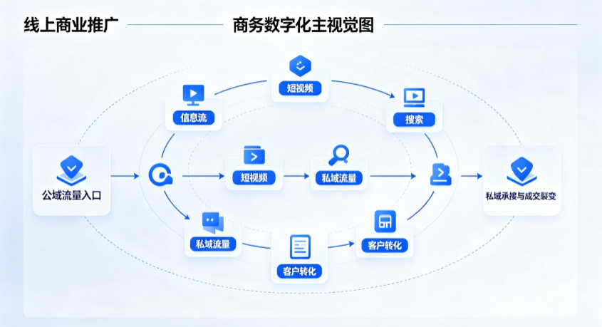 环县线上商业推广怎么做？全域流量闭环搭建与低成本转化实战指南